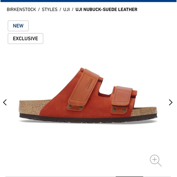 Birkenstock Uji Nubuck Suede Leather Sandals Size 8 NWT - Picture 5 of 16